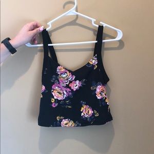 Floral crop top